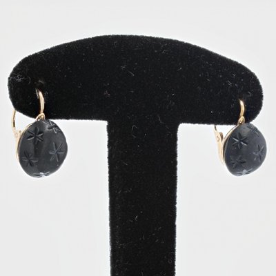 Antique jet earrings cheap