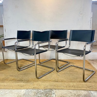 S34 Cantilever Chairs By Mart Stam Set, Mart Stam Chair Replacement Parts