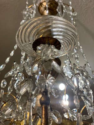 Antique Gilded Wood Crystal, How Much Do Crystal Chandeliers Cost