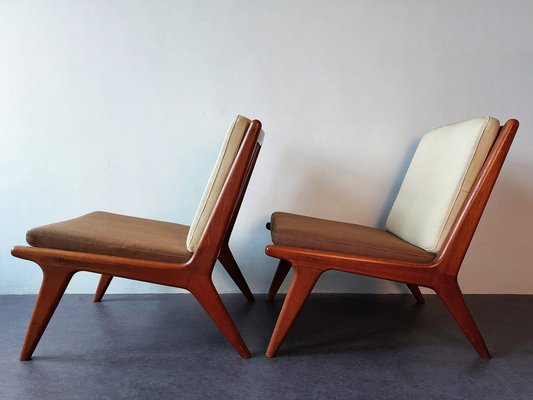 Vintage Slipper Chairs Set of 2 for sale at Pamono