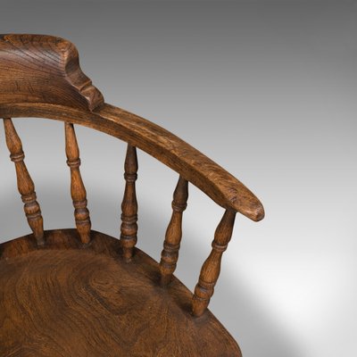 Antique wooden 2024 captains chair