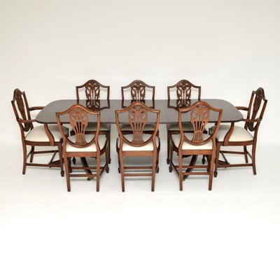 Vintage Sheraton Style Dining Chairs, Old Style Dining Room Furniture