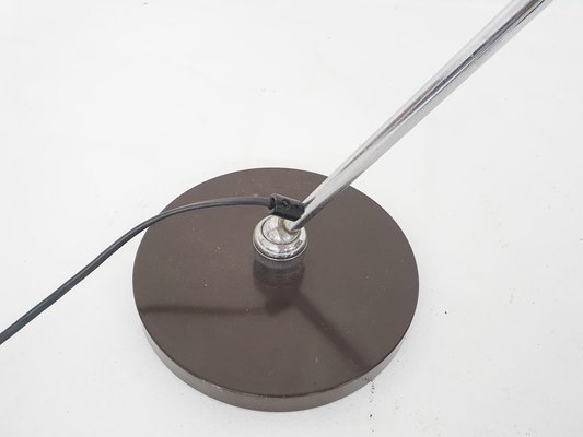 Mid-Century Adjustable Floor Lamp by H. Busquet for Hala, the  