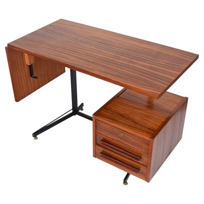 Black and hot sale brass office desk