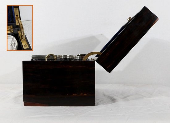 19th Century Wooden Toiletry Box from John Bagshaw & Sons, England