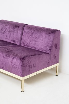 Sofa outlet purple velvet