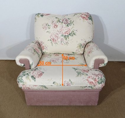 Shabby chic overstuffed chair outlet