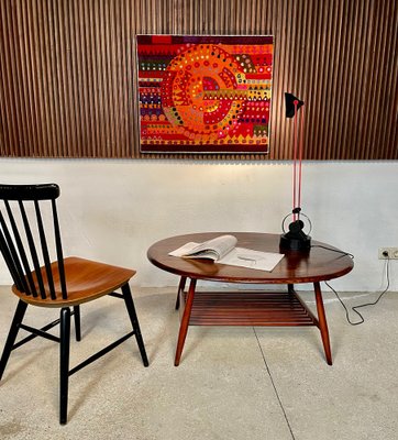 Large English Oval Coffee Table by Lucian Randolph Ercolani for