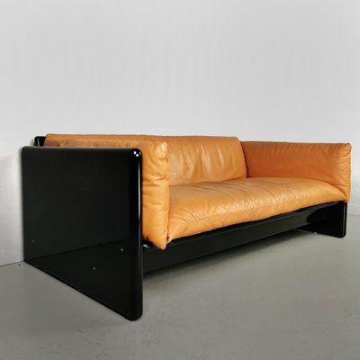 Leather 2 Seater Sofa By Dino Gavina, Dino Leather Sofa