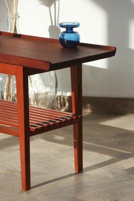 Narrow mid century coffee clearance table