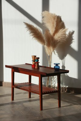 Narrow mid century end table online