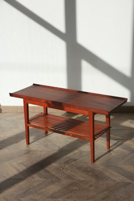Narrow mid century coffee clearance table
