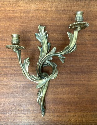 Italienische Vintage Wandkerzenhalter, 2er Set