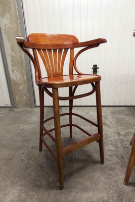Curved wood hotsell bar stool