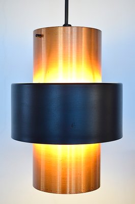 Copper Lamp by Jo Hammerborg for Fog & Mørup, 1960s for sale at Pamono