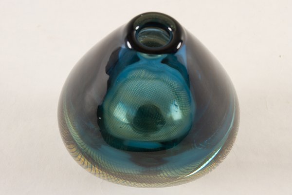 Mid-Century Kraka Glass Vase by Sven Palmqvist for Orrefors, 1960s