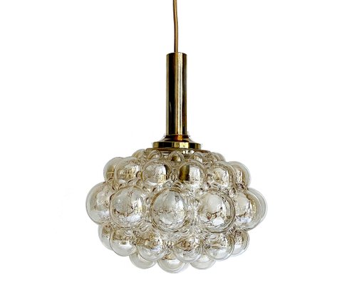 Brass Pendant Light By Helena Tynell, Glass Lantern Chandelier Blueprint
