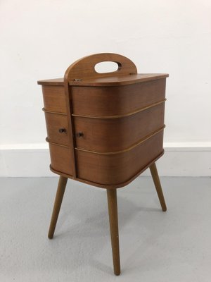 Wooden Sewing Cabinet 1960s