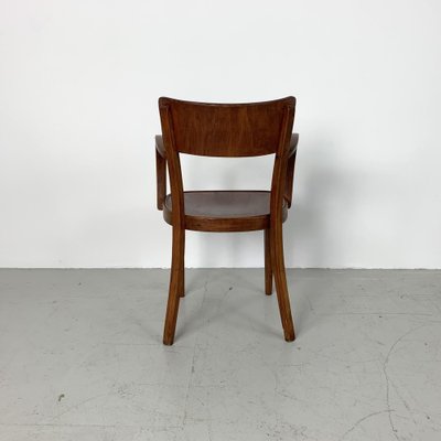 Vintage B-47 Armchair in Bentwood from Thonet, 1920s for sale at