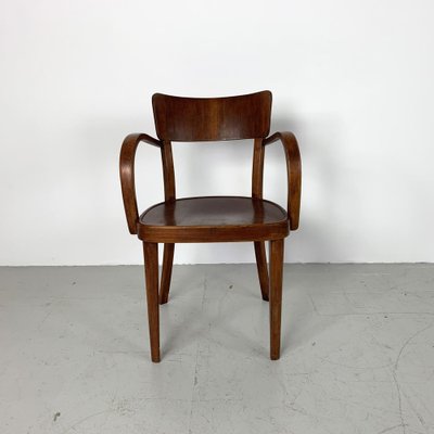 Vintage B-47 Armchair in Bentwood from Thonet, 1920s for sale at