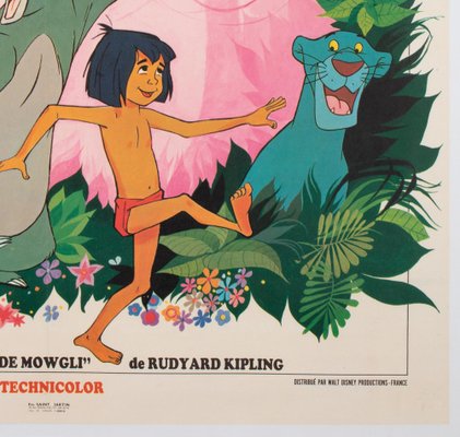 Jungle Book Original French Film Movie Poster, 1968 for sale at Pamono