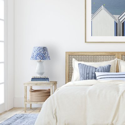 Hamptons Style Handcrafted Table Lamp from Vintage Royal Delft
