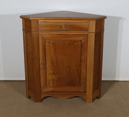 Solid Walnut Corner Cabinet