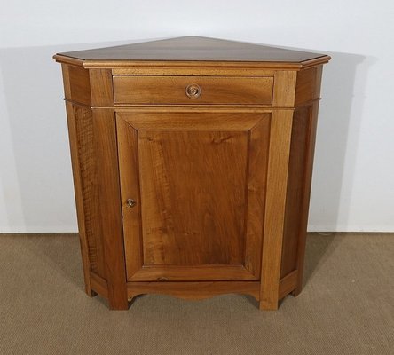 Solid oak sales corner cabinet
