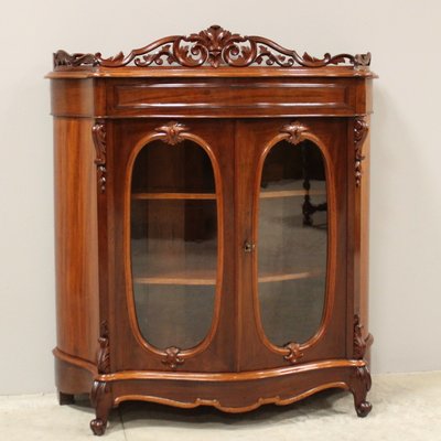 Antique crystal cabinet deals