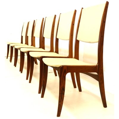 Danish Chairs In Rosewood From Dyrlund, Dyrlund Rosewood Dining Chairs