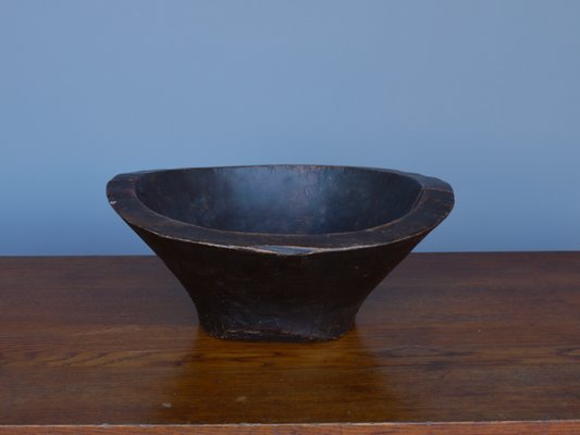 Large Blue-Grey Decorative Bowl