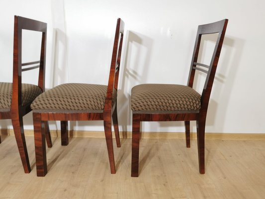 Art Deco Dining Chairs Set Of 4 For, Dining Room Chairs Edinburgh
