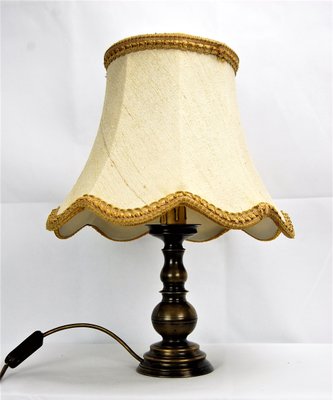 Raw Silk Shade Germany 1940s, Mid Century Lamp Shades Vintage