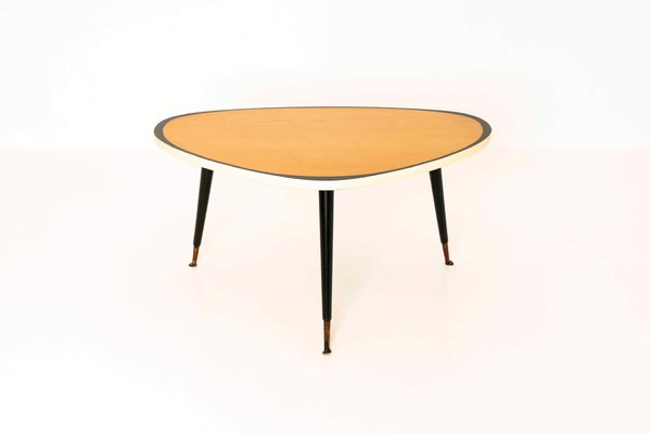 Tavolino da caffè triangolare, Germania, anni '50