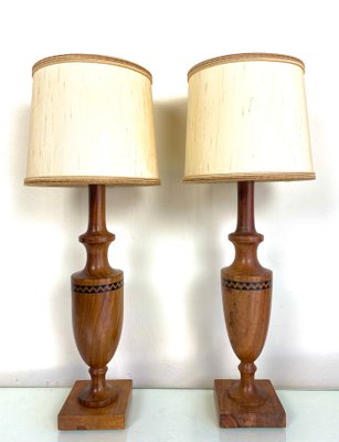 Antique wooden table lamps store