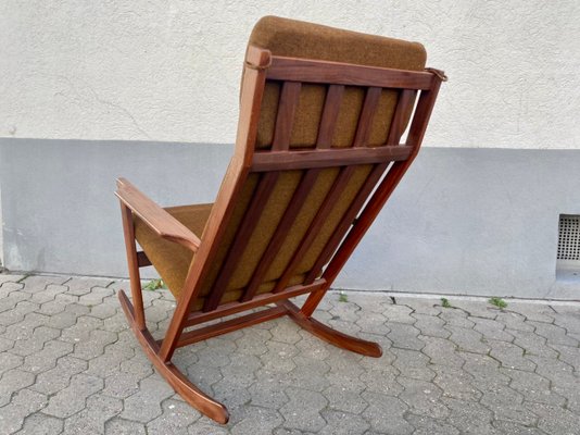Mid Century Danish Rocking Chair by Poul M. Volther for sale at Pamono