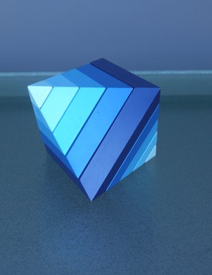 Puzzle de juguete vintage en forma de diamante de Peer Clahsen