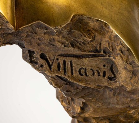 Emmanuel Villanis, Bust of a Woman, Bronze for sale at Pamono