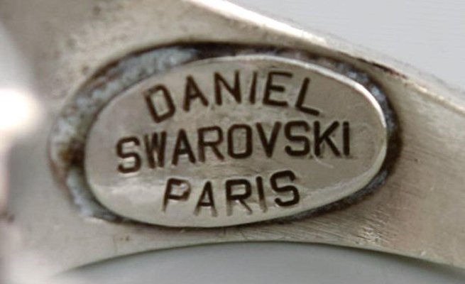 Gedetailleerd Misbruik broeden Large French Ring in Silver and 18K Gold from Daniel Swarovski for sale at  Pamono