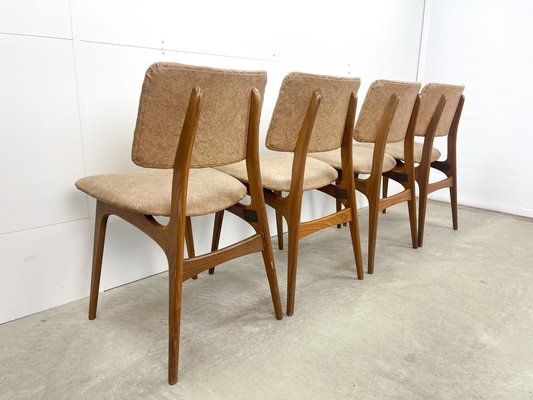 Retro Dining Room Chairs Set Of 4 For, Wooden Dining Room Chairs Set Of 4