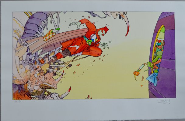 Moebius, Starwatcher, The Other World, Stencil for sale at Pamono Moebius, Starwatcher, The Other World, Stencil for sale at Pamono