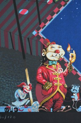 Benito, Pipao Circus, 1992, Silkscreen for sale at Pamono