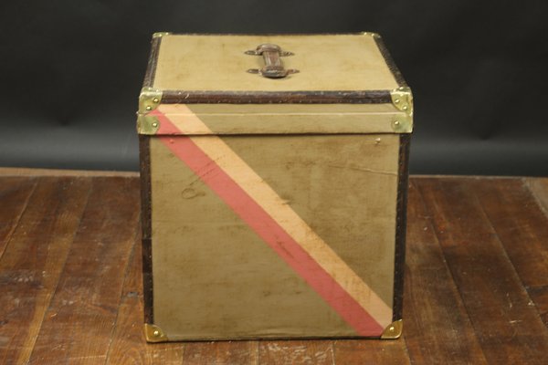 Army & Navy Leather Hat Box, 1910 for sale at Pamono