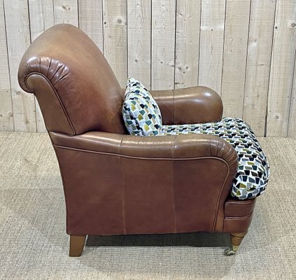 English Leather Armchair From Casamance, Leather Look Sofa Canada