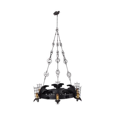Iron chandeliers for sale deals