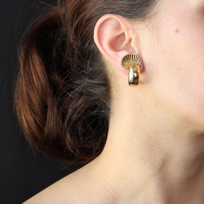 Boucles d'oreilles pour femme en or 18 carats - Poinçon 22