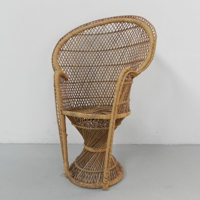 Small wicker chair best sale