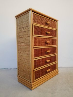 Small rattan sale chest of drawers