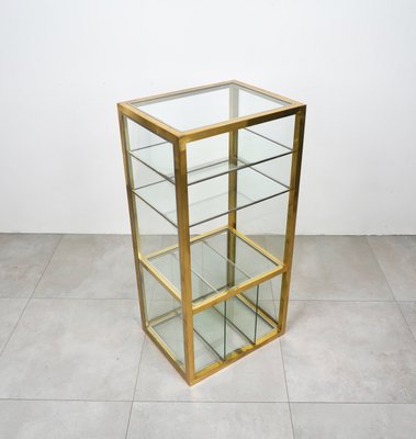 Brass display cabinet deals