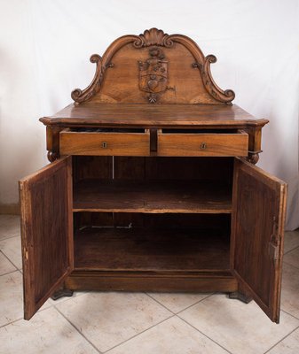 Día del Niño Dinkarville Hito Mueble antiguo de madera de olivo, siglo XIX en venta en Pamono